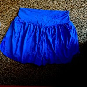 Vibrant Blue Athletic Skort